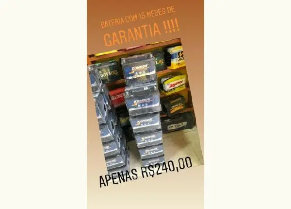 Bateria 60ah Nova livre de manutenção 15 meses de garantia Ideal para Uber