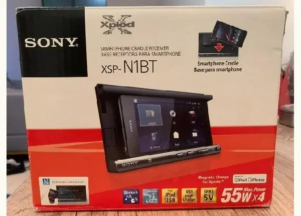 Rádio Central Multimídia Som Sony 2 Din XSP-N1BT Pareamento Android e iPhone