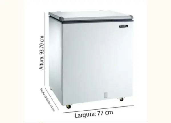 Freezer e Refrigerador Horizontal Esmaltec