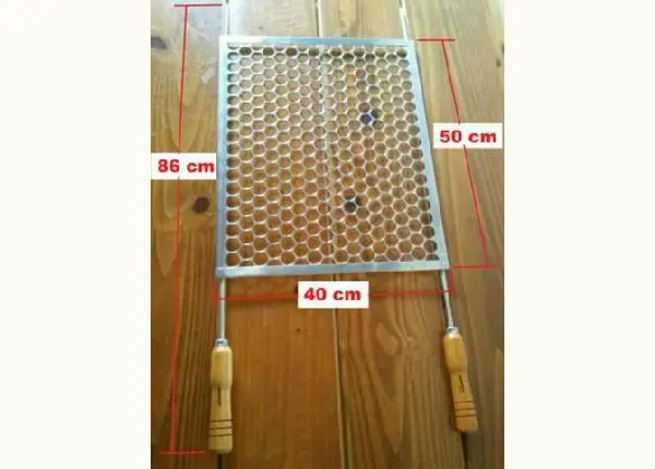 Grelha Para Churrasco Aço inoxidável 430