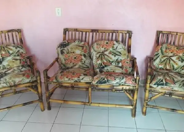 Conjunto De Poltronas De Bambu