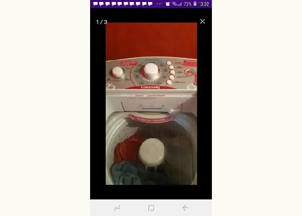 Vendo está máquina de lavar semi nova de 11, 500 no marca colomarq