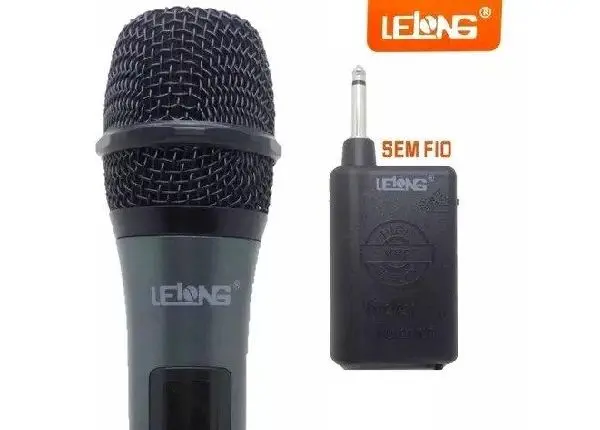 Microfone sem fio lelong Novo