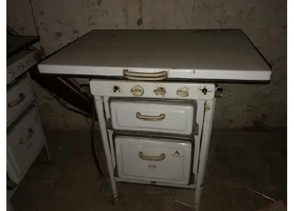 Fogão antigo Alfa.