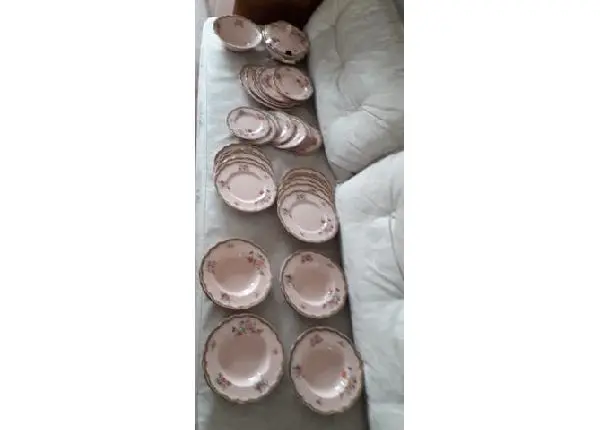 Jogo de jantar porcelana pura