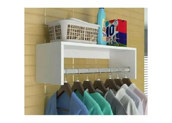 Cabideiro/araras de parede suspensos tipo closet