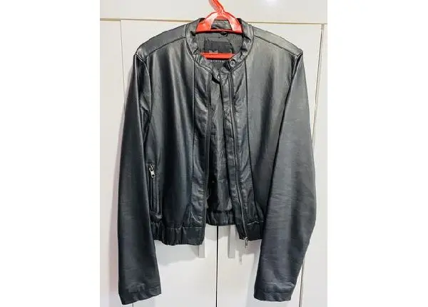 Jaqueta de couro tamanho 38