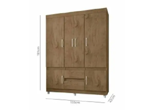Guarda roupas solteiro 6 portas apenas 420.00