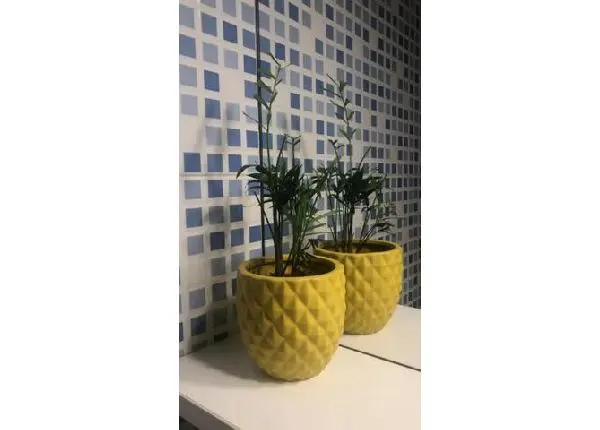 Vaso amarelo