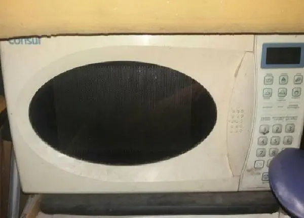 Microondas com defeito