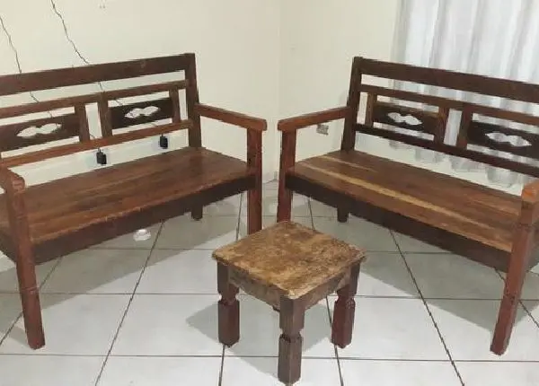 Vendo jogo de namoradeira com pouco tempo de uso!