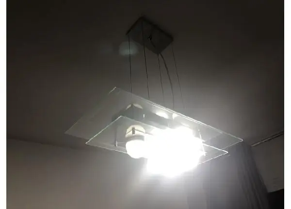 Lustre pendente com 3 lâmpadas