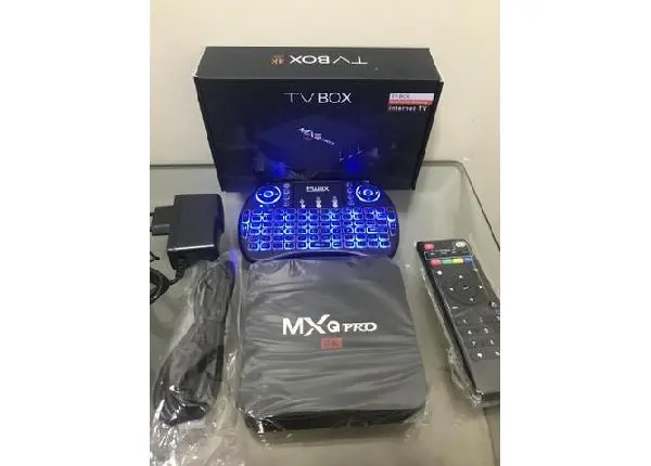 TV Box C/ Teclado Mouse Led (Novo Na Caixa)