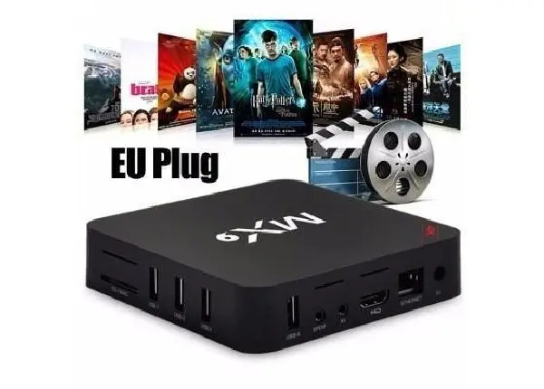 Tv box MX9 4k 4gb ram 32 gb interno android 9.0 (consulte entrega) novo