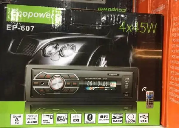 Som automotivo bluetooth ecopower com controle remoto