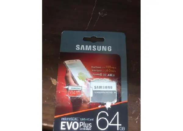 Cartão de memória Samsung
