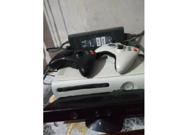 Xbox 360 1 controle kinect e jogos