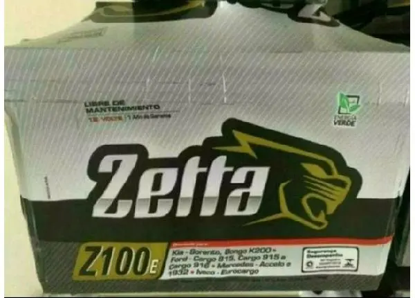 Bateria Zetta 100ah Pra Caminhão! 12 mês de garantia, Nova