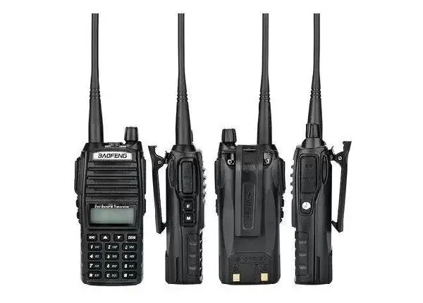 Lote 4 Rádio Comunicador Baofeng Uv-82 Dual Band Rádio Fm