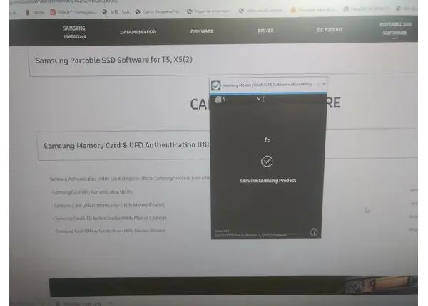 Cartão de memória Samsung