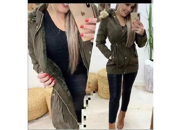 Parkas forrada peluciadas