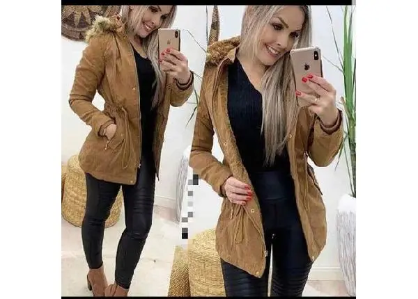Parkas forrada peluciadas