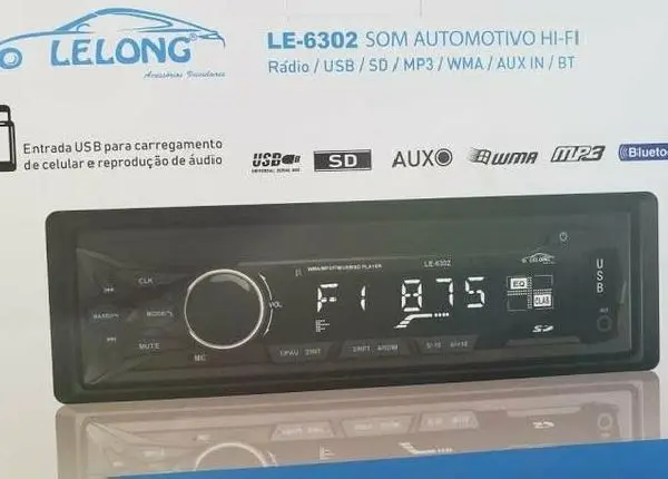 Aparelho de som automotivo c/ bluetooth- NOVO