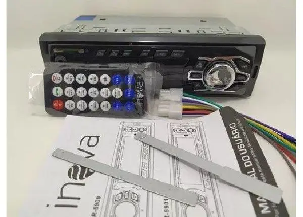 Som Automotivo Bluetooth e Cartão de memória
