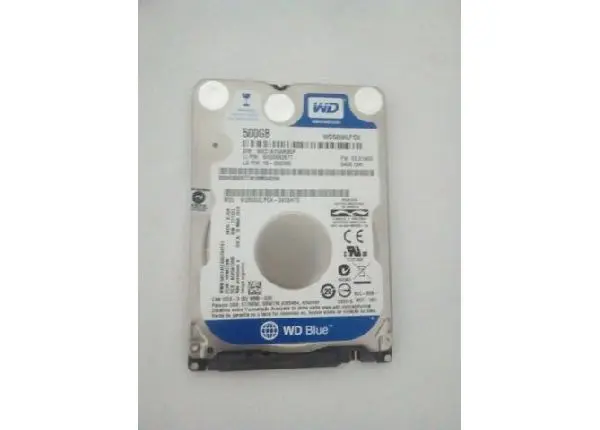 Hd notebook wd 500gb