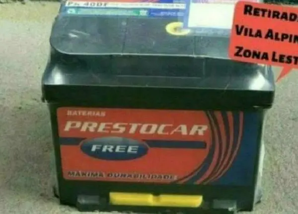 Bateria pra carro 1.0 - Gasolina - Um ano de Garantia - 40ah
