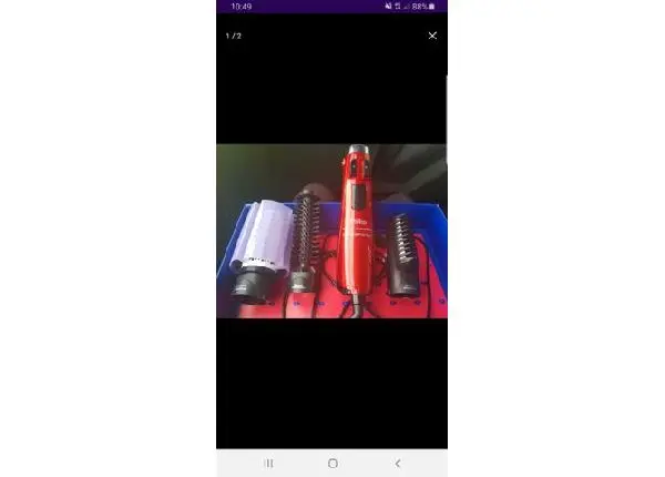 Escova rotativa usada 1x