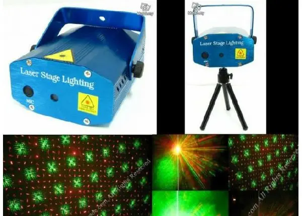Mini projetor de leds