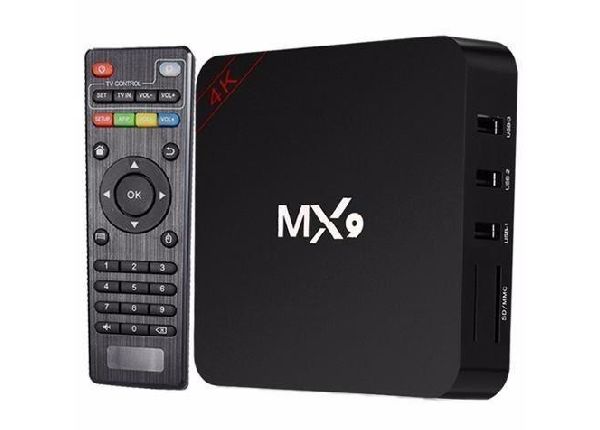 Tv box MX9 4k 4gb ram 32 gb interno android 9.0 (consulte entrega) novo