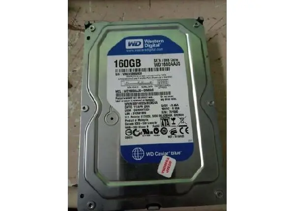 Hd sata para computador 160 gigas