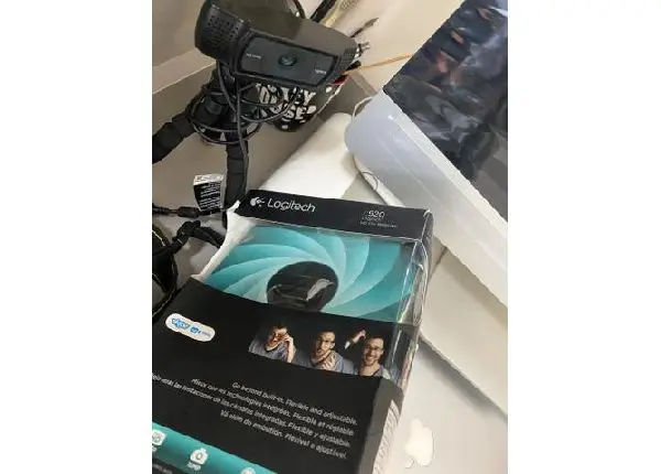 Webcam Logitech C920 aceito cartão
