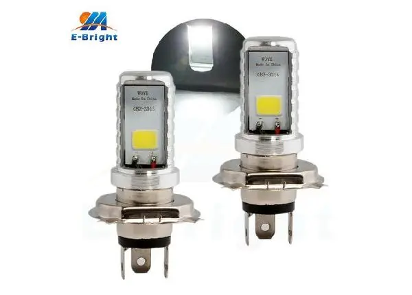Lâmpadas Led H4 P/ Carros e Motos Honda e Yamaha Corrente Contínua Sem Reator