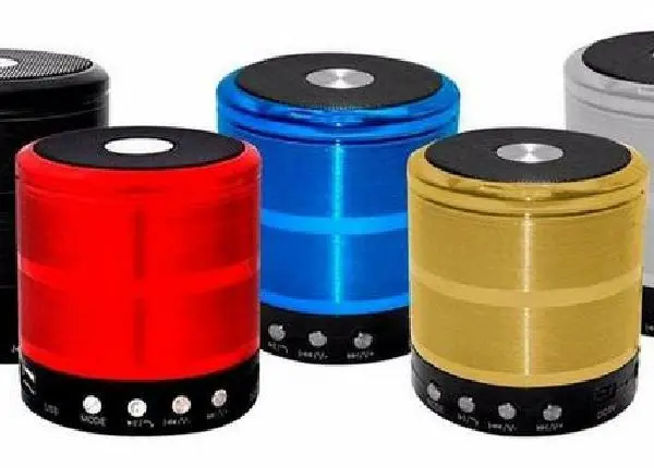 Mini caixa Bluetooth : Rádio FM, pendrive, cartão(Garantia)