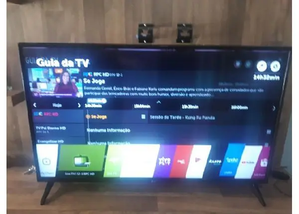 TV smart LG 49 polegadas - Imagem travando