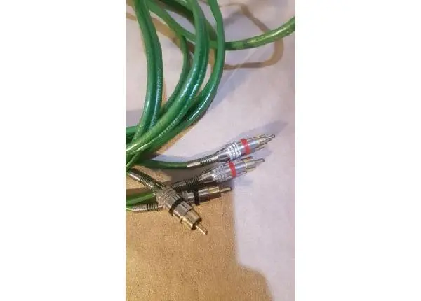 Fiação para modulo/ cabo rca + cabo positivo