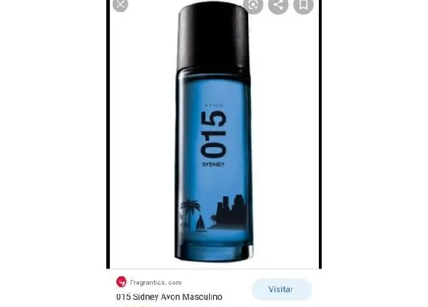 Vendo perfume 015 da Avon por 35reais