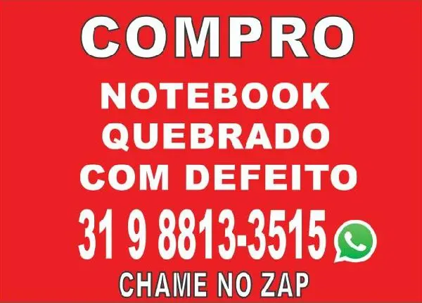 Com pro Notebook Sem Defeito e Com Defeito
