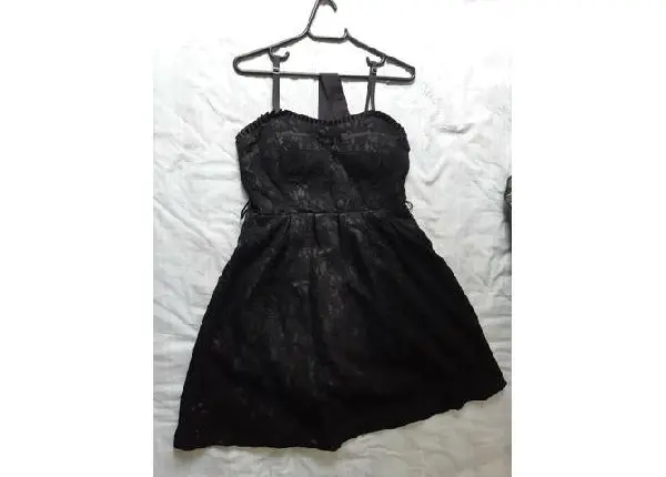 Vestido e blazer fem