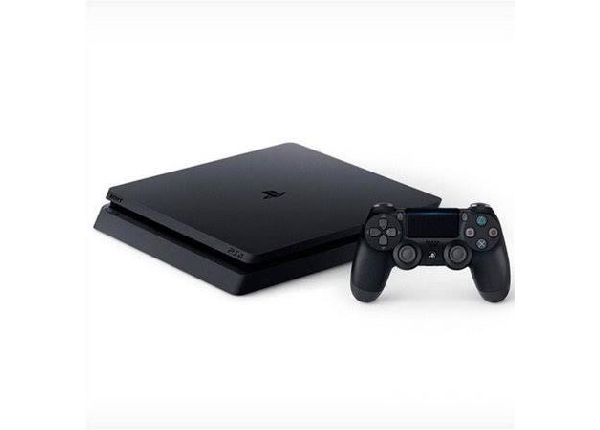 PS4 slim 1 TB + 1 controle + cabos