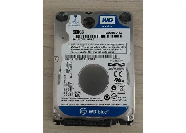 HD western digital 500 gb + memoria ddr 3 1333 4 gb