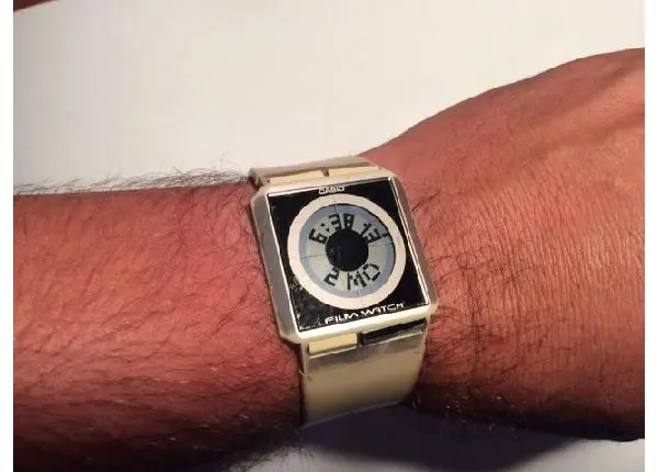 Raríssimo relógio Casio film Watch