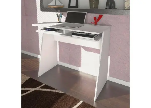 Escrivaninha cor branco modelo Kiev