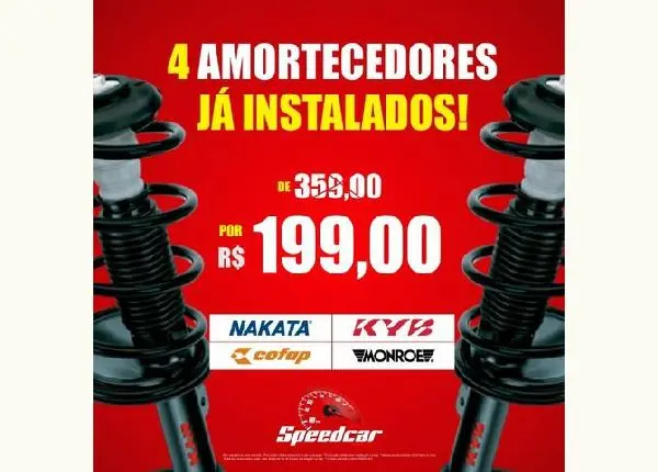 Corsa - Jogo de Amortecedores Instalados (4 Peças)