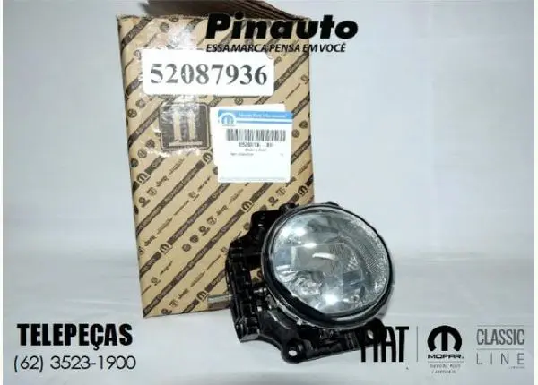 Farol de Neblina/ Milha - Fiat Toro - Produto Original