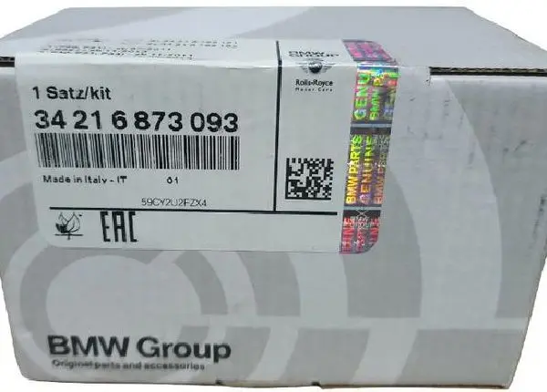 Kit de Pastilha de Freio + Sensor - Dianteira e Traseira - Bmw 320 F30 - 100% Originais