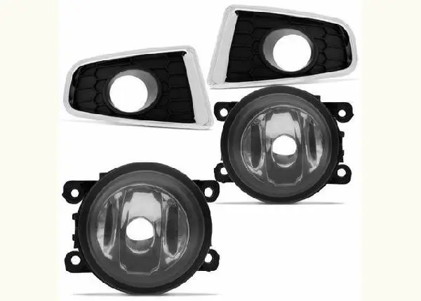Kit Farol Milha Sandero 2012 2013 2014 Auxiliar Neblina